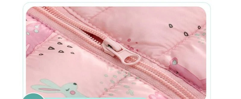 Baby Girl Hooded Puffer Jacket