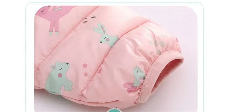 Baby Girl Hooded Puffer Jacket