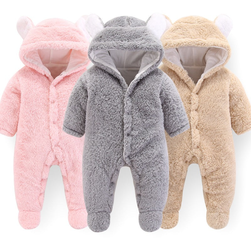 Fleece-Wimpelkette mit Füßen für Baby-Mädchen