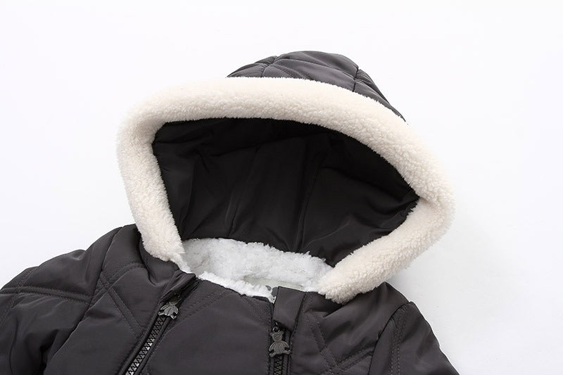 Baby Girl Fleece-Lined Footed Snowsuit