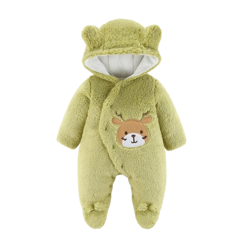 Baby Boy Hooded Fleece Bunting