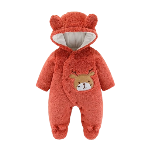 Baby Boy Hooded Fleece Bunting