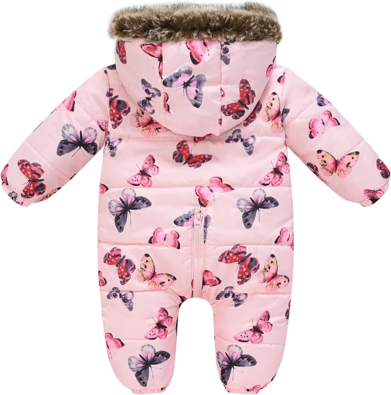 Fleecegefütterter Schneeanzug mit Kapuze für Babys (Mädchen)