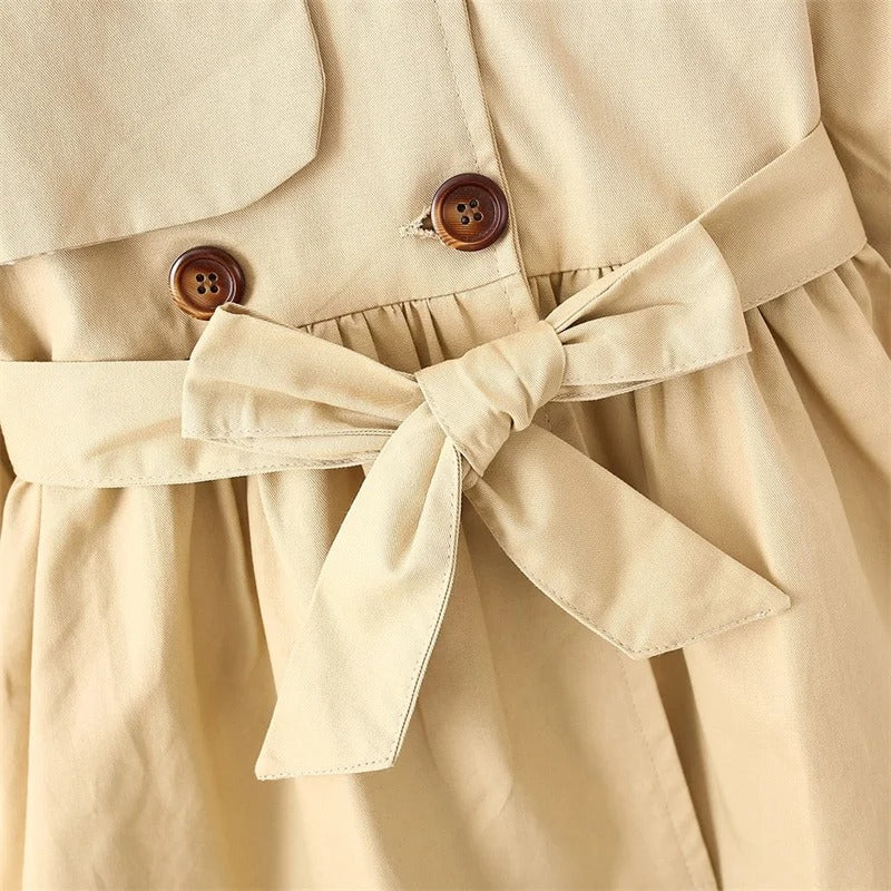 Baby Girl Belted Trench Coat