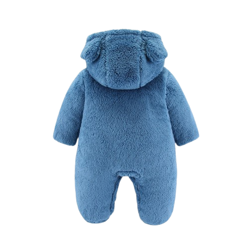 Baby Boy Hooded Fleece Bunting