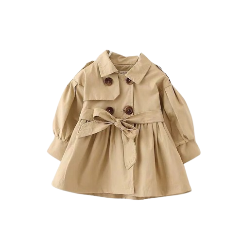 Baby Girl Belted Trench Coat