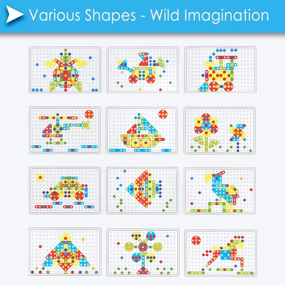 Spielset mit elektrischem Bohrwerkzeug für Kinder