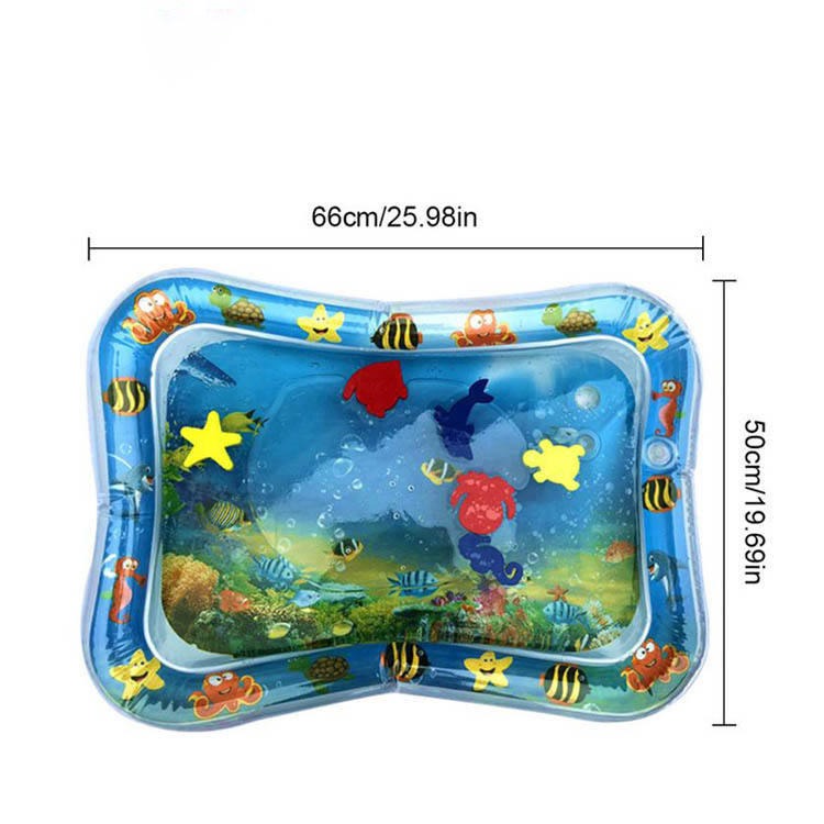 Alfombra de juego con agua para bebés boca abajo